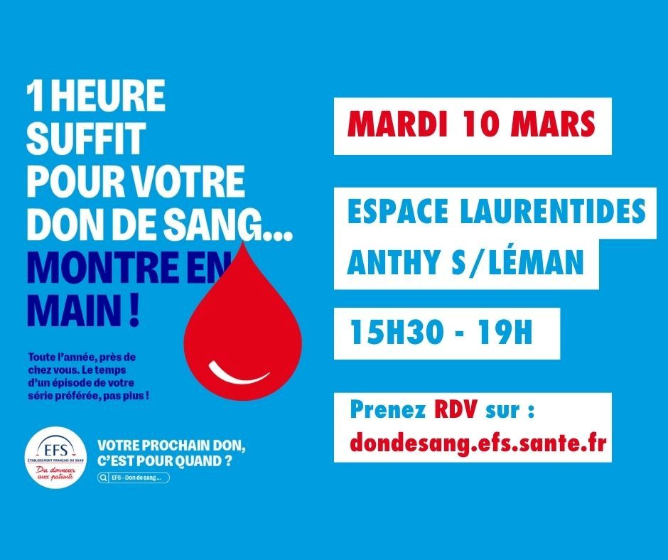 DON DE SANG 10 MARS 2026