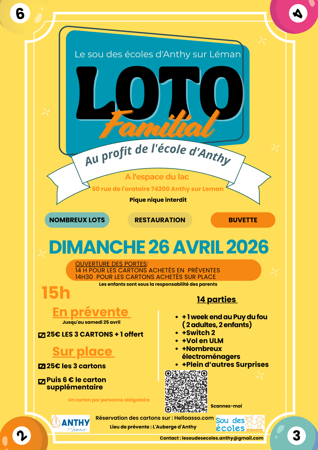 LOTO SOU DES ECOLES 2026